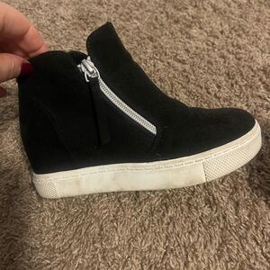 Steve Madden Black and White Kids Sneakers